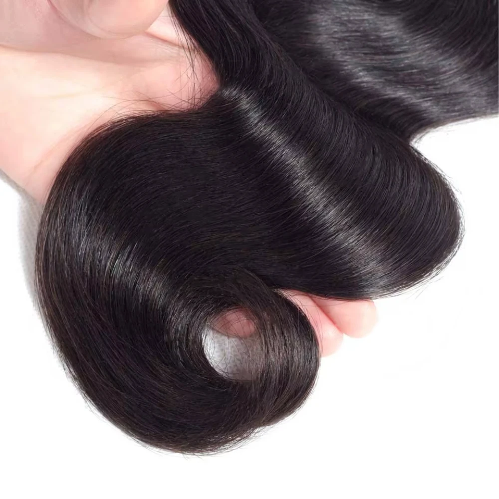 Onda do corpo pacotes com fechamento brasileiro remy tecer cabelo 3 pacotes com 4x4 fechamento do laço pacotes naturais extensão do cabelo humano