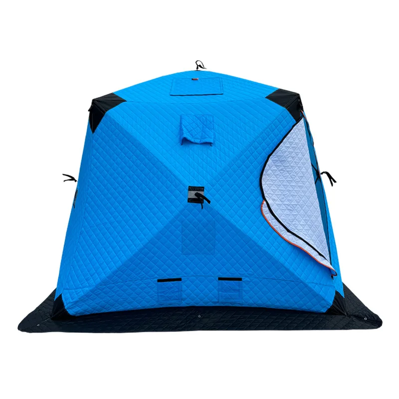 

Winter Ice Fishing Tent Cotton Tent with Insulated Layer for Ice Fishing