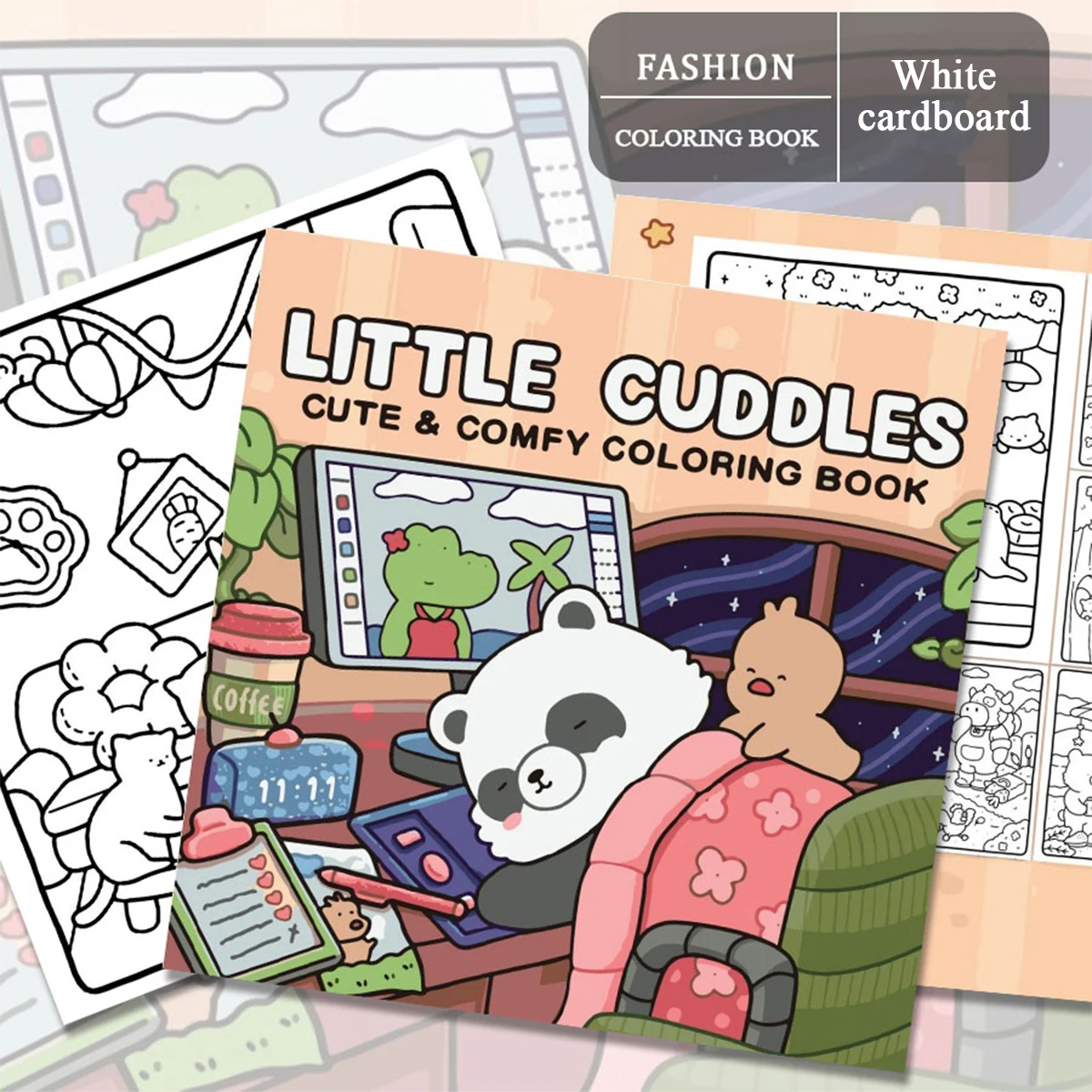 Libros para colorear de amor propio, escenas curativas, fácil colorear, para padres en casa, bricolaje para niños, relajarse, desplegar, aumentar la creatividad