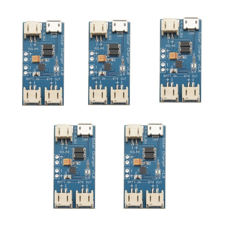 

5X Mini Solar Lipo зарядное устройство CN3065 литиевая батарея, Модуль платы зарядного устройства