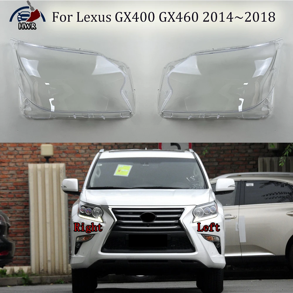 

Headlight Transparent Cover Lampshade Head Lamp Headlamp Shell Lens Plexiglass For Lexus GX400 GX460 2014 2015 2016 2017 2018