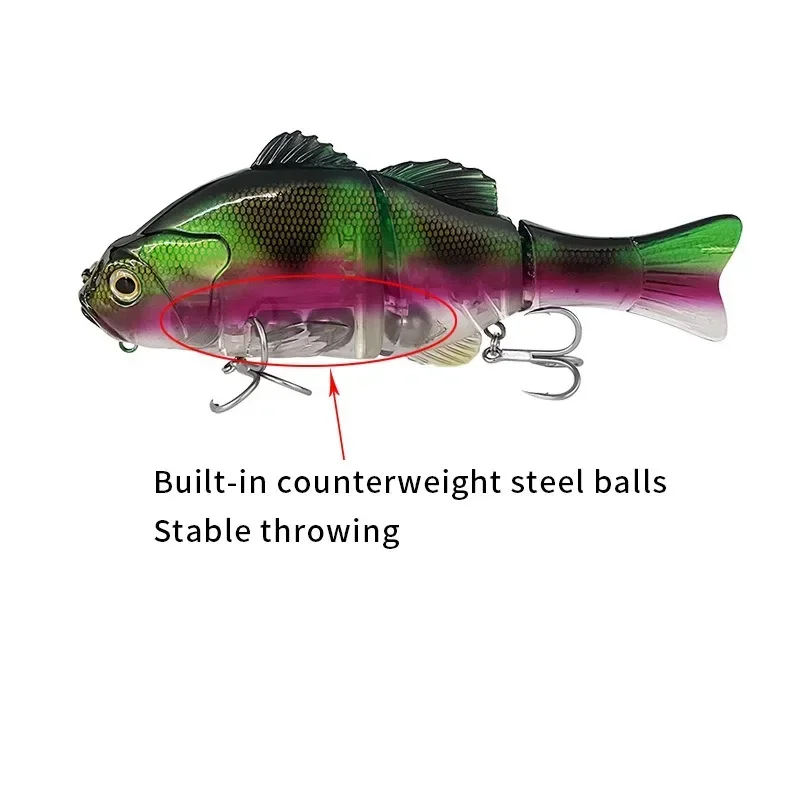 

147 г 20 см Glide Bait Topwater Плавающая шарнирная приманка для плавания Рыболовные приманки Искусственная жесткая приманка Хищник Воблер Морские рыболовные снасти