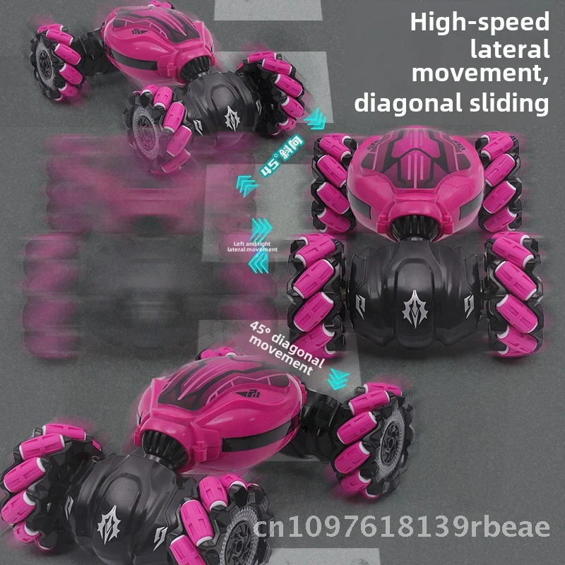 Double-Sided Drift Stunt Car Remote Control Four-Wheel Drive Off-Road Vehicle Gesture Induction Twist Design for Children's Toy