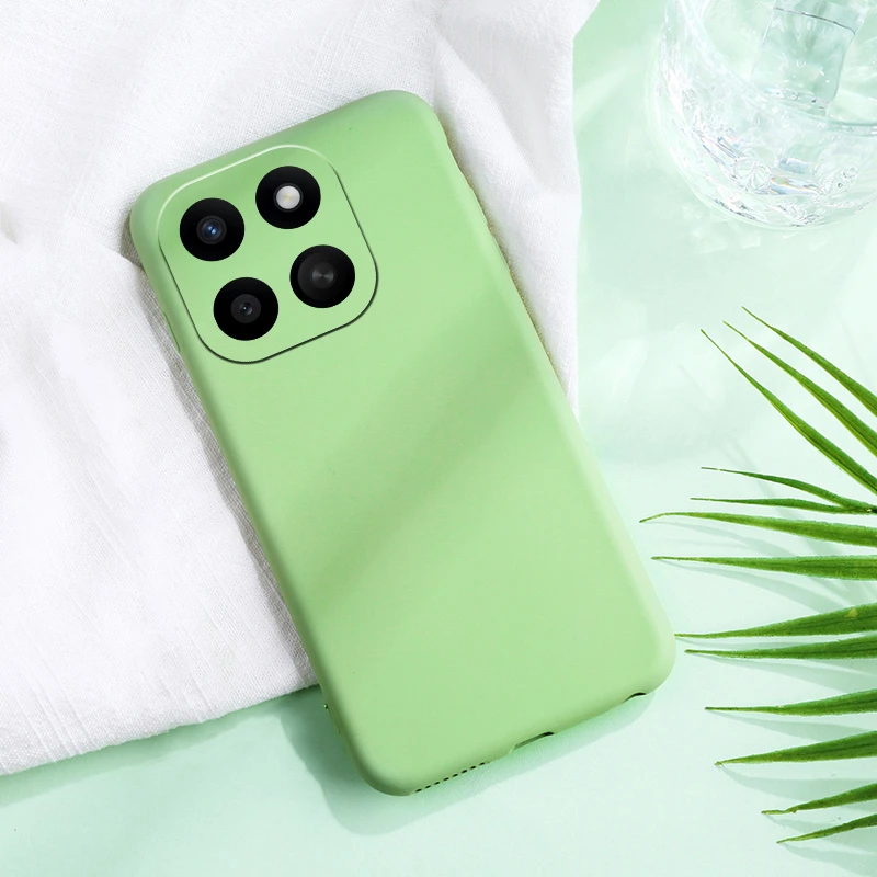حافظة سكينلي لهاتف Honor X7d 400 الذكية متعددة الألوان من السيليكون السائل غطاء حماية كامل لهاتف Honor X7d 400 غطاء ذكي