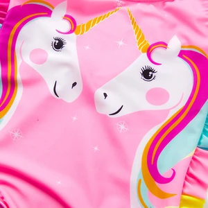 Unicorn backless swimsuit for girls, single -piece bath costume, summer 10 Main Sales Bath Fact - №9