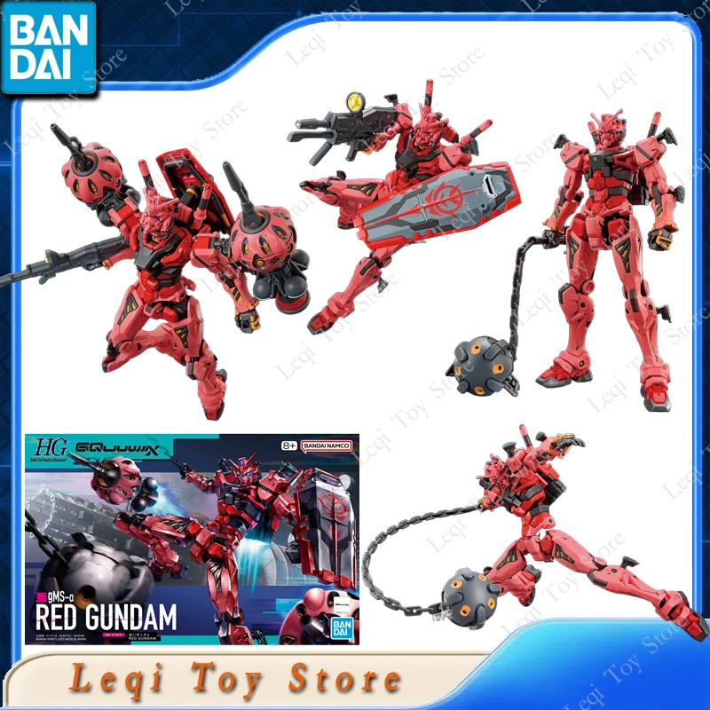 Bandai véritable HG GMS-K-α-Ω rouge GUNDAM GquuuuuuX MS-06-SSP POLICE ZAKU GFreD figurines d'anime d'action jouet assemblage modèle ornements