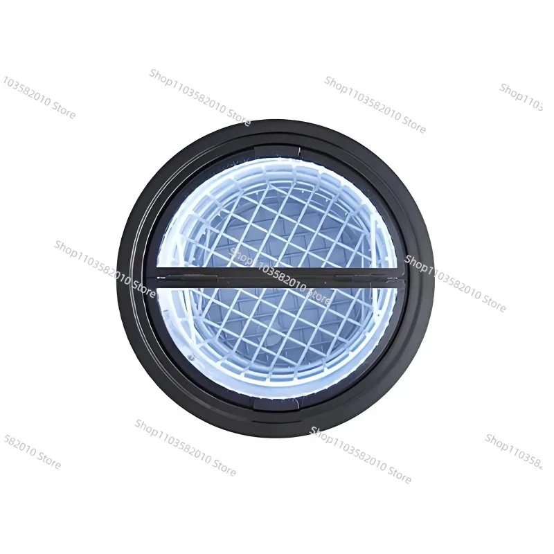 Plastic Deep Mechanical Temperature Control Light Emitting Adjustable Shelf Display Cooler Barrel Cooler Refrigerator Wheel