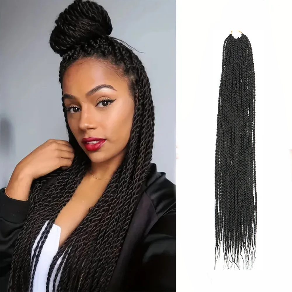 30 Roots/Set Dreadlocks Hair Extensions Senegalese Twist Haak Vlechten Pruiken Synthetische Extensions Afrikaanse Vrouwen Haar Pruiken