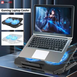 Laptop Cooler For Macbook Air Pro Dell 13-17 inch Gaming Notebook Cooling Pad Aluminum Alloy Heat Sink Fan Laptop Stand Radiator