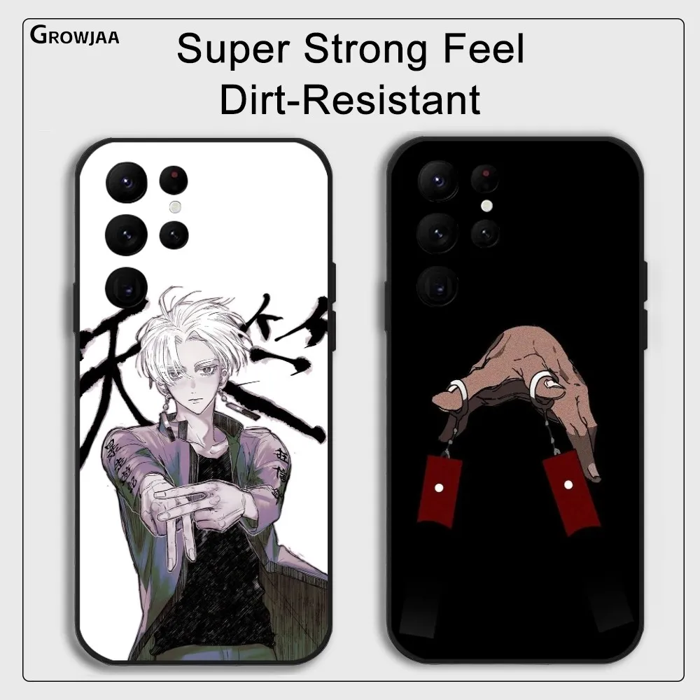 

T-Tokyo R-Revengers Anime Phone Case For Samsung Galaxy S25 S24 S22 S23 Ultra S21 S20 Plus 5G Protective Silicone Funda