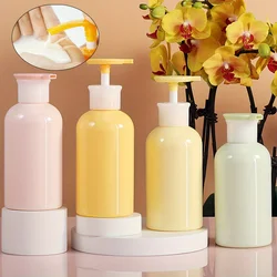 1pc 300ml Plastic Press Pump Bottle Sub-bottle Refillable Bathroom Lotion Dispenser for Soap Shampoo Liquid Body Wash Creams
