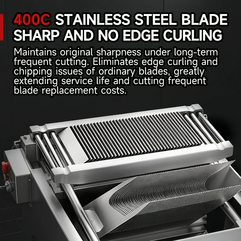 Professional Automatic Diagonal Fish Slicer Stainless Steel Meat Slicing Machine for Fresh Fish