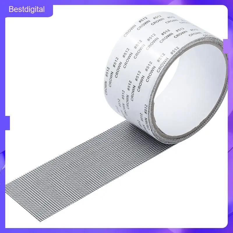 Strong Self Adhesive Window Screen Repair Window Net Screen Repair Patch Covering Up Holes Tears Anti-Insect Mosquito Mesh