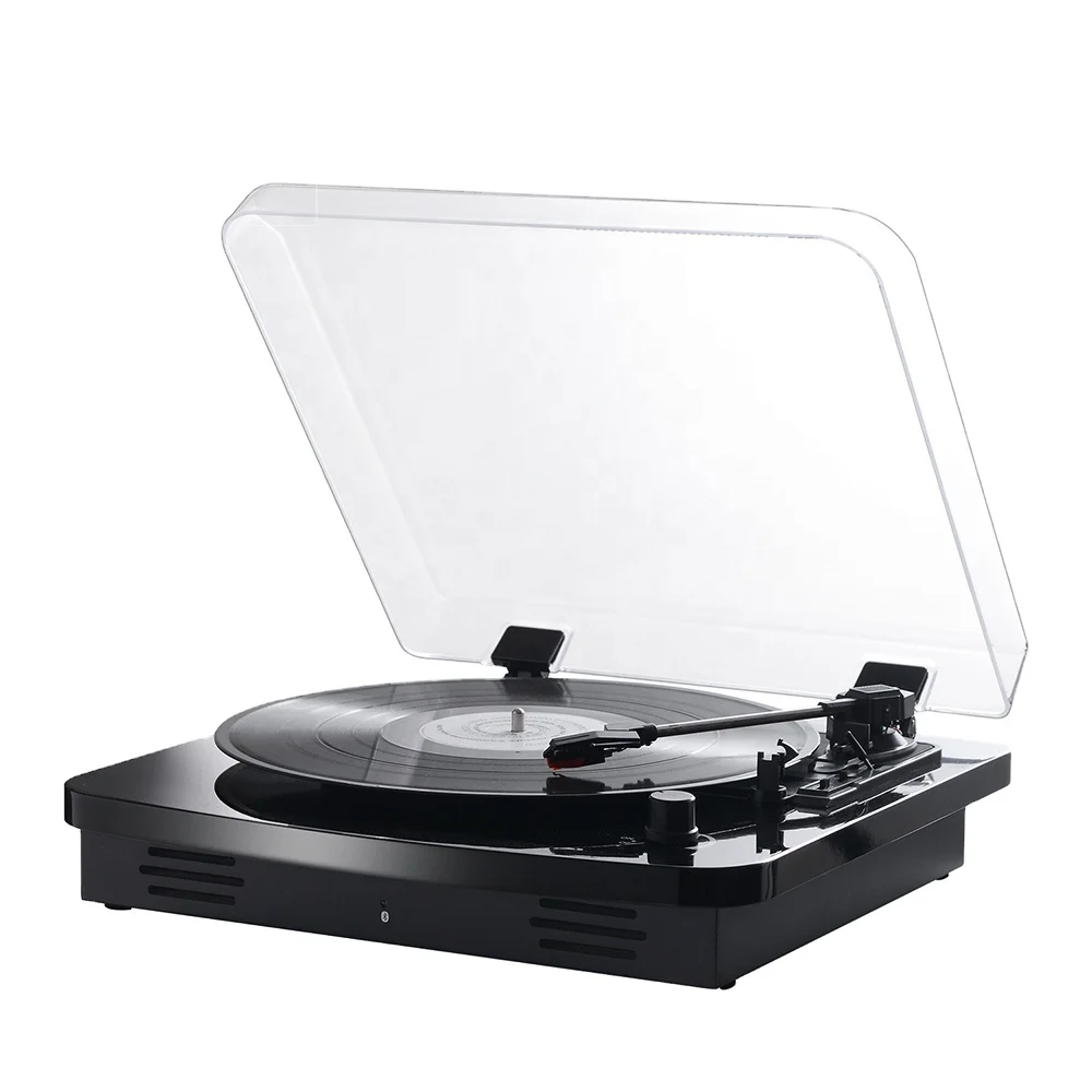 High quality gramophone with built-in speakers record player vinyl turntable