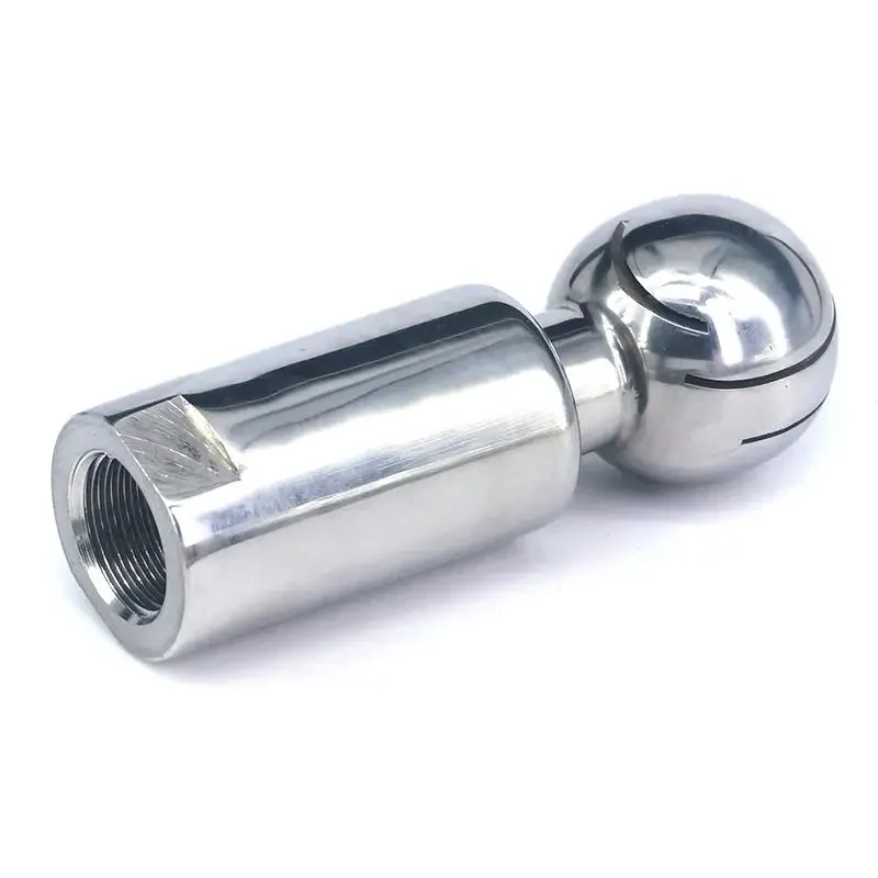 1/2" BSP Female Thread 304 Stainless Steel Sanitary Thread Rotary Spray Ball Tank Cleaning Ball