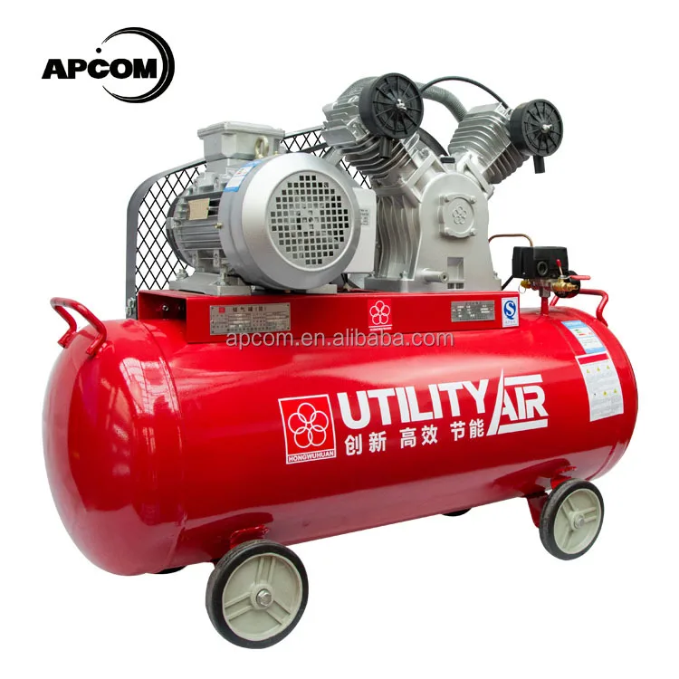 APCOM Factory Wholesale Cheap Price Piston air compressors 2HP 1.5KW With 100 lirer tank 100l