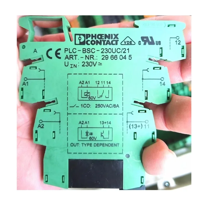 

Базовый модуль PLC-BSC-230UC/21 2966045 Реле OPT-60DC/48DC/100 2966621