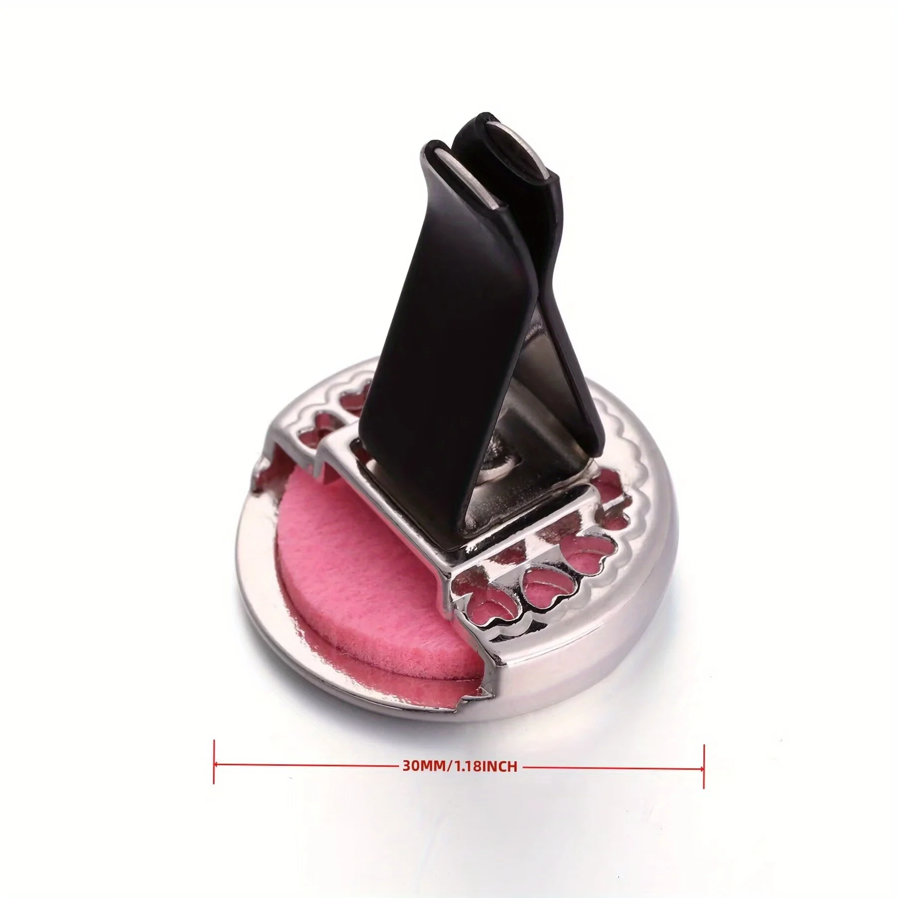 1pc Refillable Car Air Freshener Perfume Diffuser Clip, Auto Air Vent Car Interior  Car Aromatherapy Diffuser With 10pcs Pads