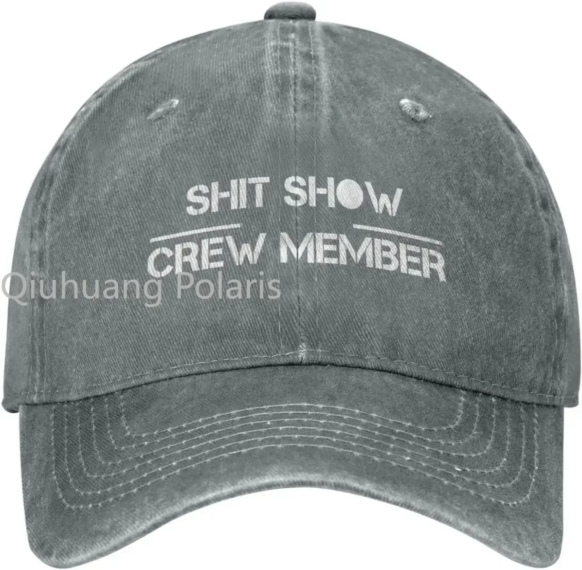 قبعة مضحكة من Shit Show Crew Member قبعة للرجال قبعات البيسبول قبعات الرسم