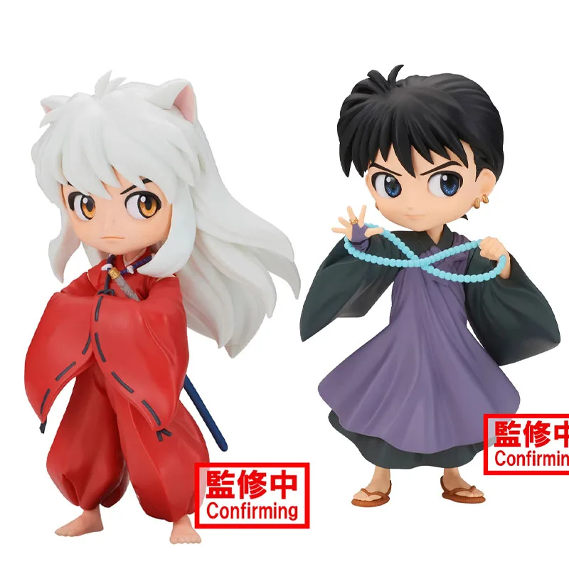 

14 см Bandai натуральная Q Posket Inuyasha Miroku аниме фигурки игрушки для мальчиков и девочек детские подарки на день рождения Коллекционные