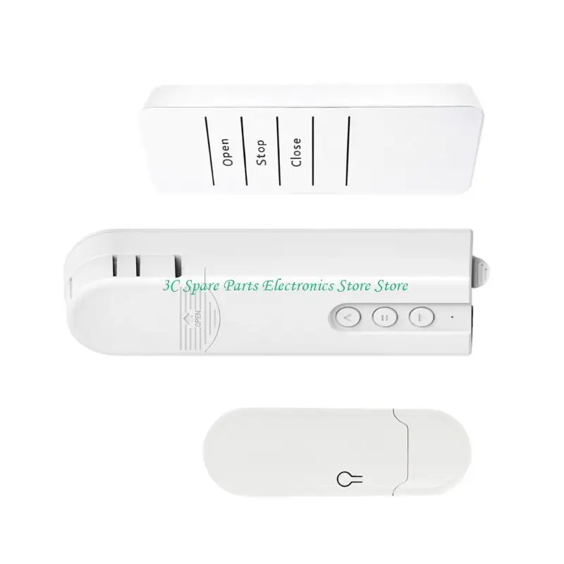 SZ Small Curtain Motor with Build In/External WiFi Stable Connection Remote Control Curtain Motor Quick Fixing for Home