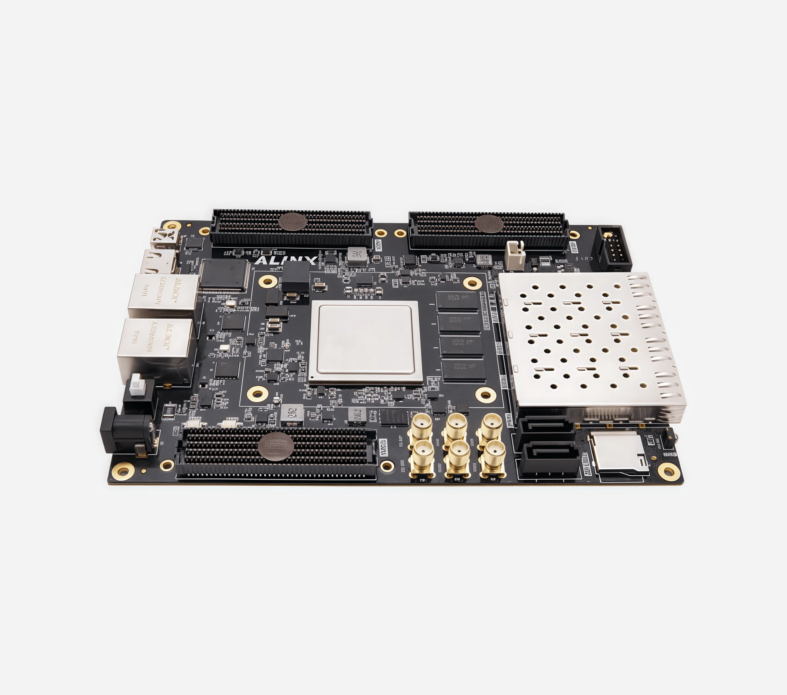 Xilinx Kintex UltraScale FMC HPC Placa de desenvolvimento FPGA de fibra óptica XCKU040 AXKU040