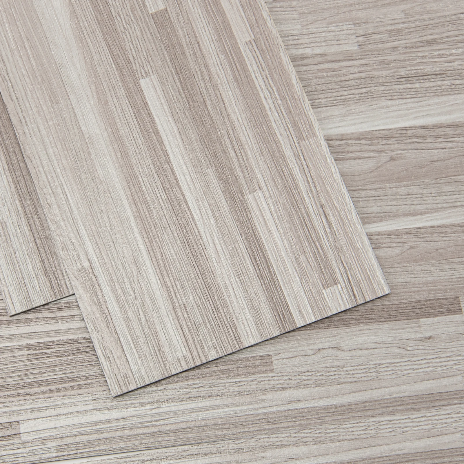 Art3d بلاط أرضيات من ألواح الخشب الفينيل قابل للتقشير واللصق - 36 عبوة، 54 مربع. قدم، رمادي مغبر - قلب صلب، سهل التركيب بنفسك #6