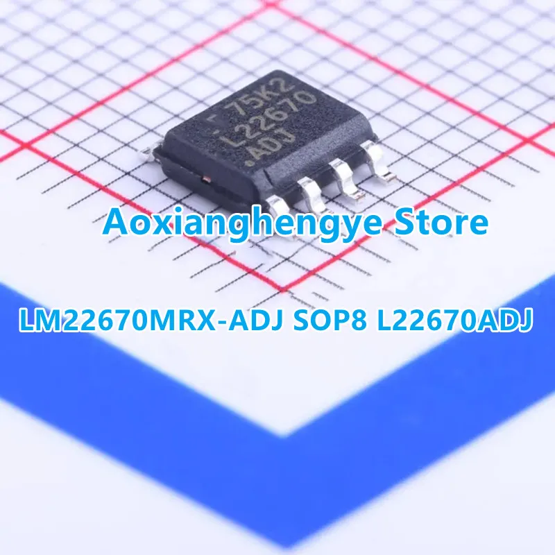 5PCS LM22670MRX-ADJ LM22670MR-ADJ SOP8（Marking：L22670ADJ）42-V, 3-A SIMPLE SWITCHER, Step-Down Voltage Regulator With Features
