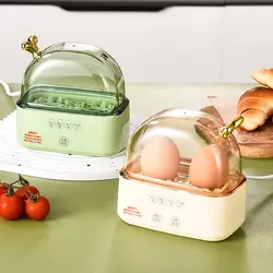 Electric Egg Boiler Machine Multifunctional Non-stick Egg Steamer Maker Mini Breakfast Machine Safe Using Kitchen Gadgets