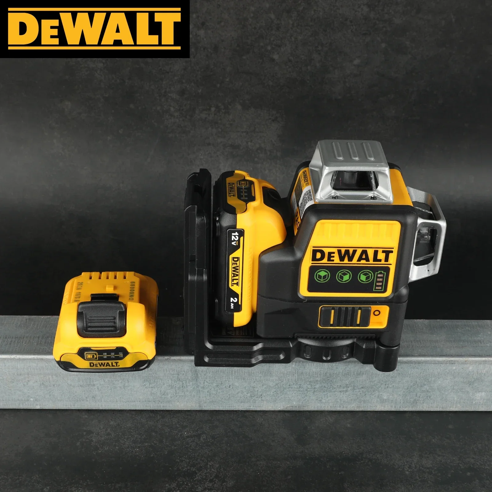 2025 NIEUWE Dewalt DW089LG 3 zijden * 360 graden verticale 12V lithiumbatterij 12 lijnen laserniveau 360 horizontale groene meter buiten