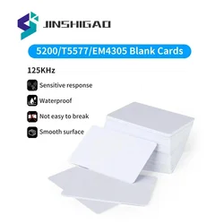EM4305 T5577 Blank Card RFID Chip Cards 125 khz Copy Rewritable Writable Rewrite Duplicate 125khz