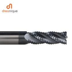 Solid Carbide roughing end mills 4 flute milling cutter bits router bit for metal rough machining 50 hrc 6mm to 20mm sizes