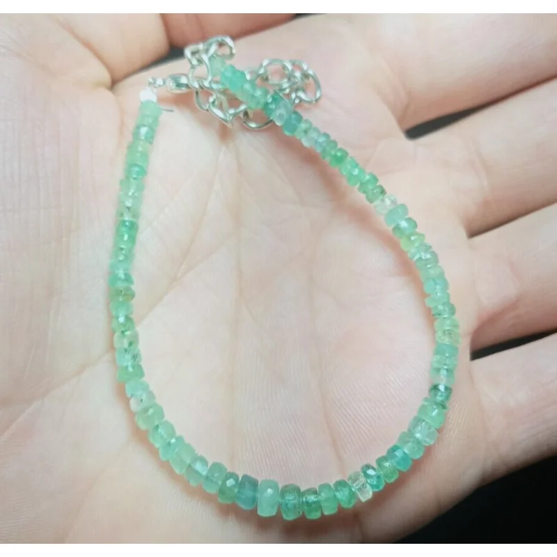 

, Emerald Jewelry , Faceted Beads Bracelet