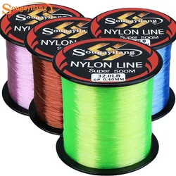 Sougayilang 500m Nylon Fishing Line 11-36.5LB Durable Monofilament Main Line Super Strong Rock Sea Fishing Line pesca