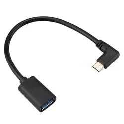 Bend Type C To Usb3.0 Female Head Port C Conversion Cross Head Angle 90 Degrees Usbc Bay Head With Otg Conversion Cable