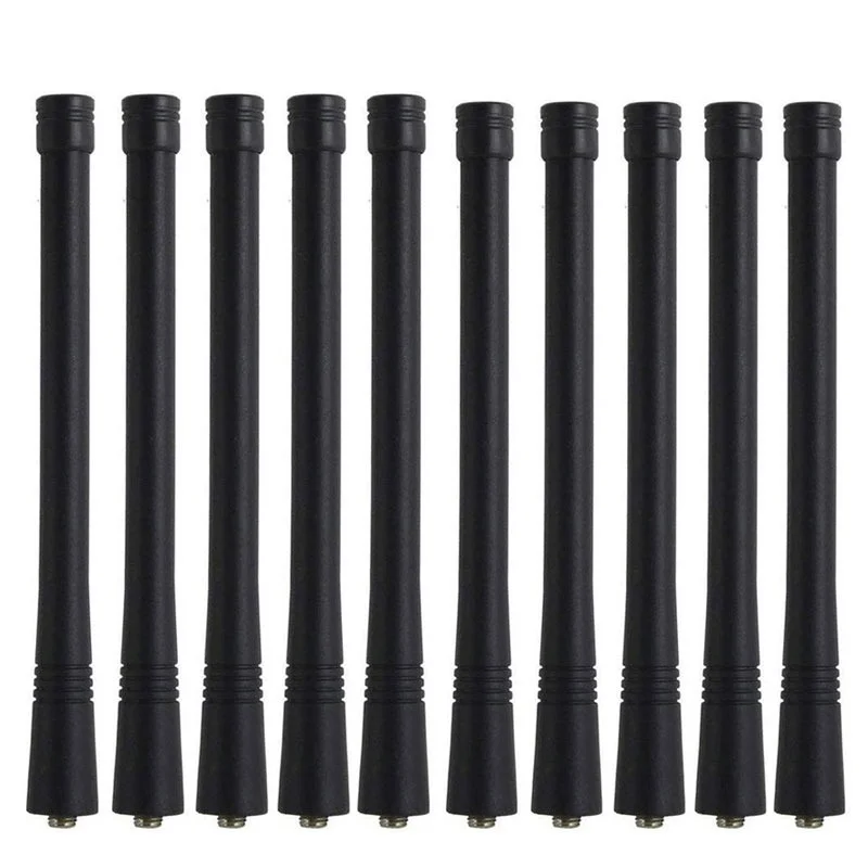 10Pcs VHF 136-174 MHz Antenna for Motorola Radios GP88 GP88S GP328 GP338 GP338 GP140 HT750 CP200 HT1250 EP450 6Inch