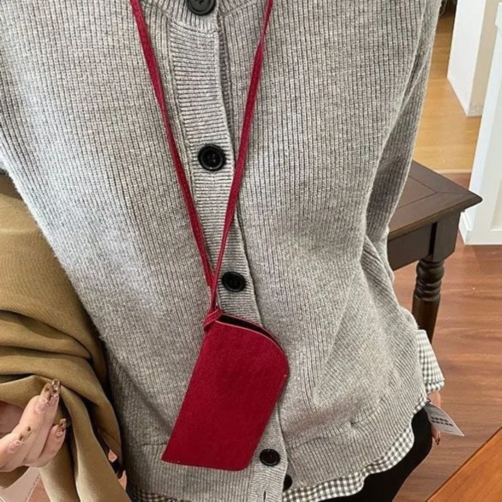 กระเป๋าใส่แว่นกันแดดหนัง PU ดีไซน์ใหม่ ทนทาน พกพาสะดวก ที่ใส่แว่นตา สีพื้น กระเป๋าใส่แว่นตา อุปกรณ์เสริมสำหรับแว่นตา