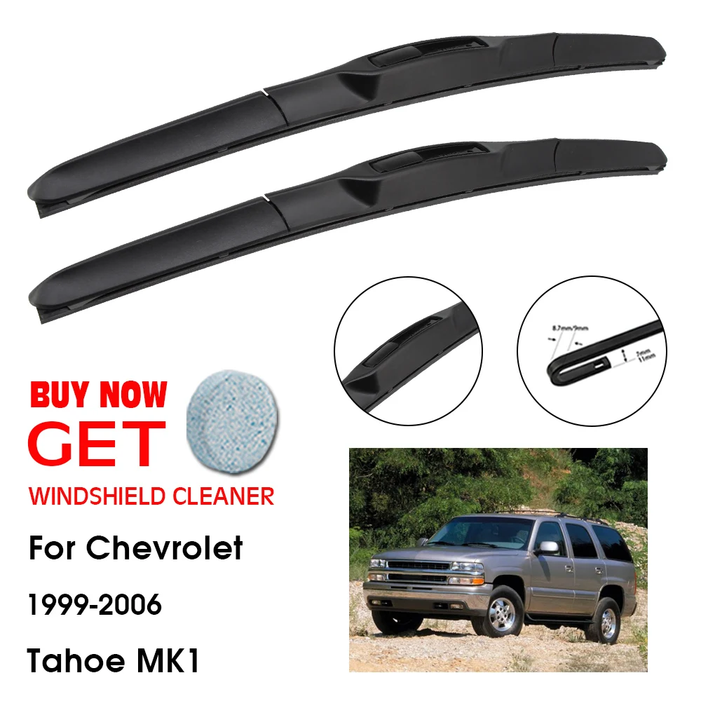 

Car Wiper For Chevrolet Tahoe MK1 22"+22" 1999-2006 Front Window Washer Windscreen Windshield Wipers Blades Accessories