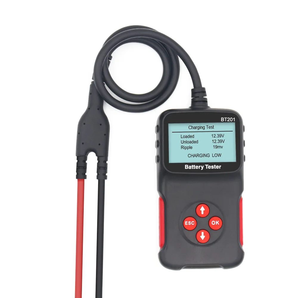 Handheld Multifunctional Car Battery Diagnostic Instrument Code Reader BT201 Battery Detection Analyzer