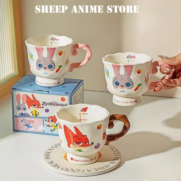 Oryginalny Kubek Judy Nick Kreskówka Klasyczne Filmy Kubek dla Pary na Wodę Mleko Kawę Kolekcja dla Fanów Prezent na Urodziny dla Dzieci Prezent na Boże Narodzenie