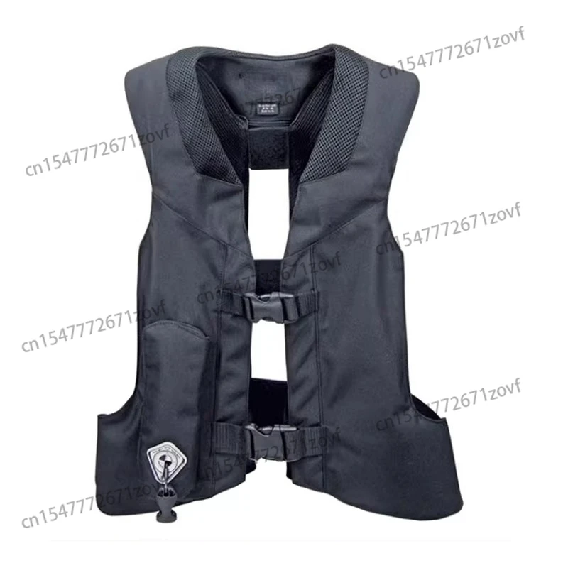 Unisex Plus Size Motocross Riding Gilet With Airbag Vest Windproof Body Protection Motorcycle Equestrian Riding OEM
