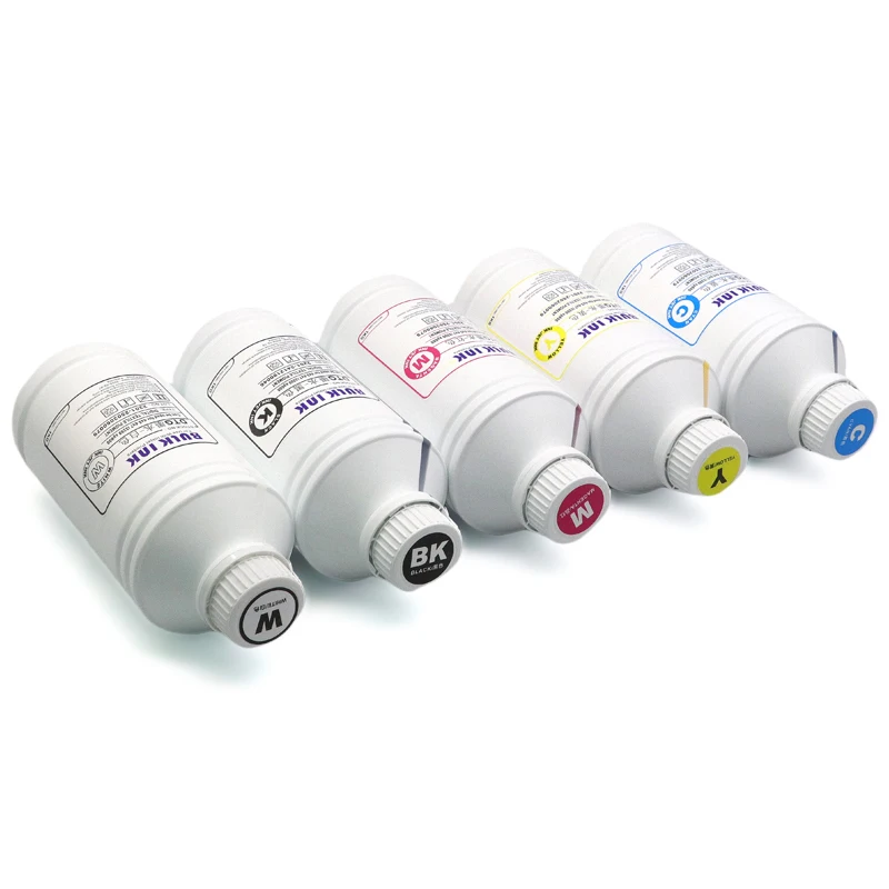 1000ml DTG Ink For DX5 DX6 DX7 TX800 I3200 Textile Garment Ink For Epson L1800 1390 R1900 R3000 9600 4800 F2000 F2100 Printer