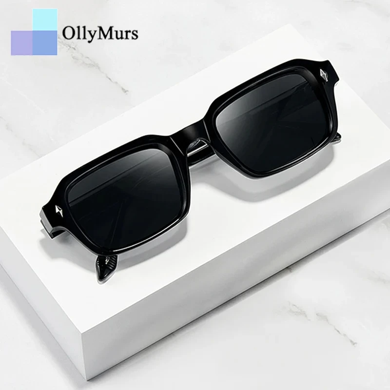 OLLYMURS UV400 النظارات الشمسية موضة الرجال النظارات الشمسية نظارة رجالي نظارات نسائية نظارات شمسية فاخرة السيدات العدسات رجل
