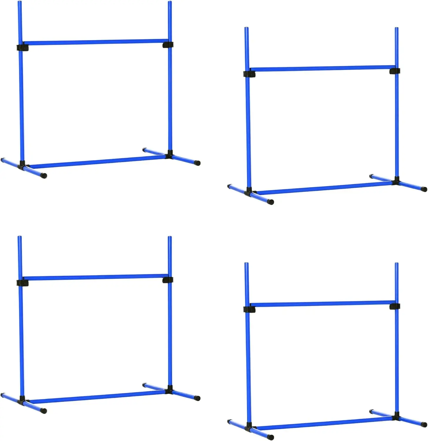 

4 Piece Dog Agility Training Equipment for Dog Agility Course with Adjustable Height Jump Bars,Included Carry Bag-New Popularity