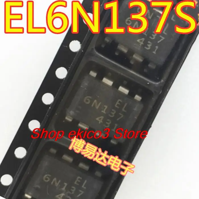 10pieces Original stock EL6N137S 6N137 / SOP-8 EL6N137S-TA