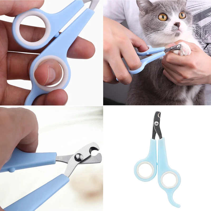 4-teiliges Kaninchen-Pflegeset mit Tränenfleckenentferner, Kämmen, Krallenschere, Doppelseitiger Shampoo-Badebürste, Hamster- und Kaninchenzubehör – Detail 5