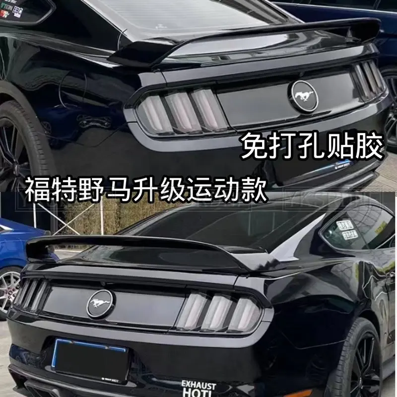 For 2015 2016 2017 2018 2019 2020 Ford Mustang Car Rear Trunk Lid Boot Car Spoiler Wings Tuning Exterior Accessories