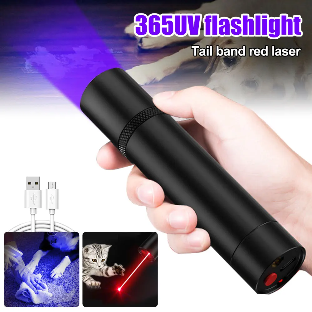 Fungus Detection Flashlight Cat Moss Tease Cat Ultraviolet Violet Light Banknote Detector