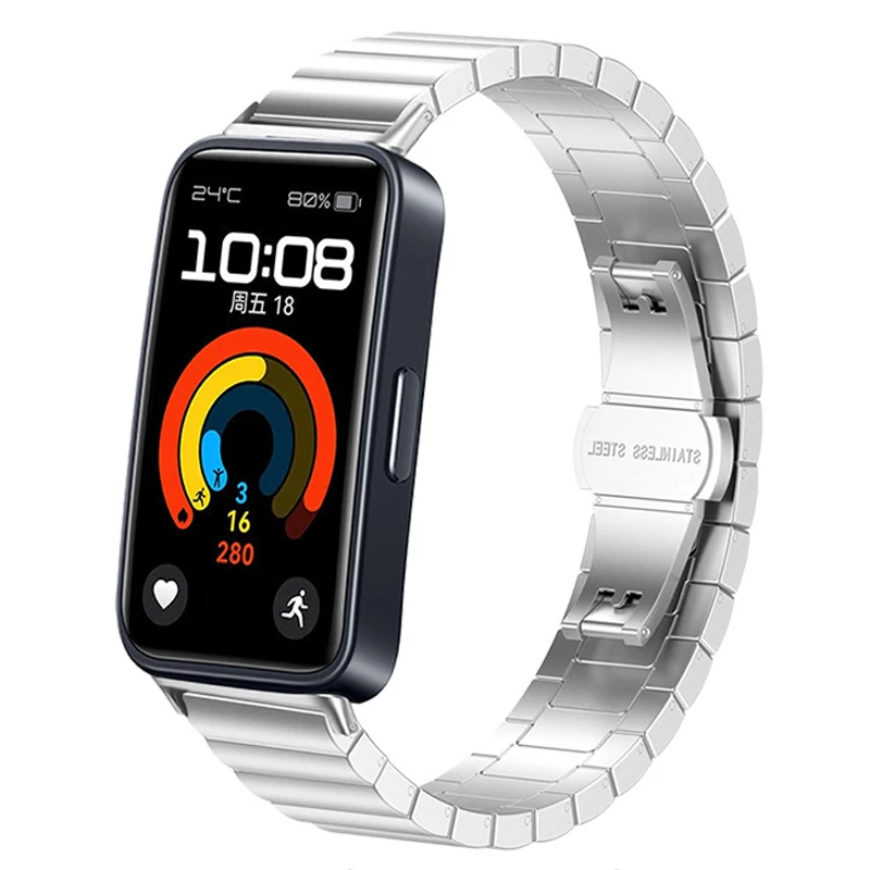Armband Für Huawei Band 10 9 8 Edelstahl Armband Ersatz Armband Metall Armband Für Huawei Band 9 Band 8 band 10 Correa