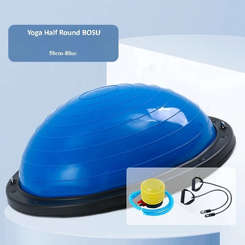 

Custom Color Exercise Balance Half Yoga Ball with Logo Half Round Ball for Yoga Stability